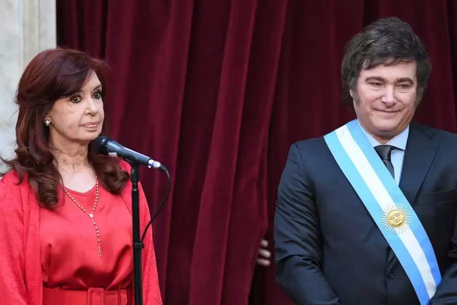 Cristina Fernndez de Kirchner y Javier Milei