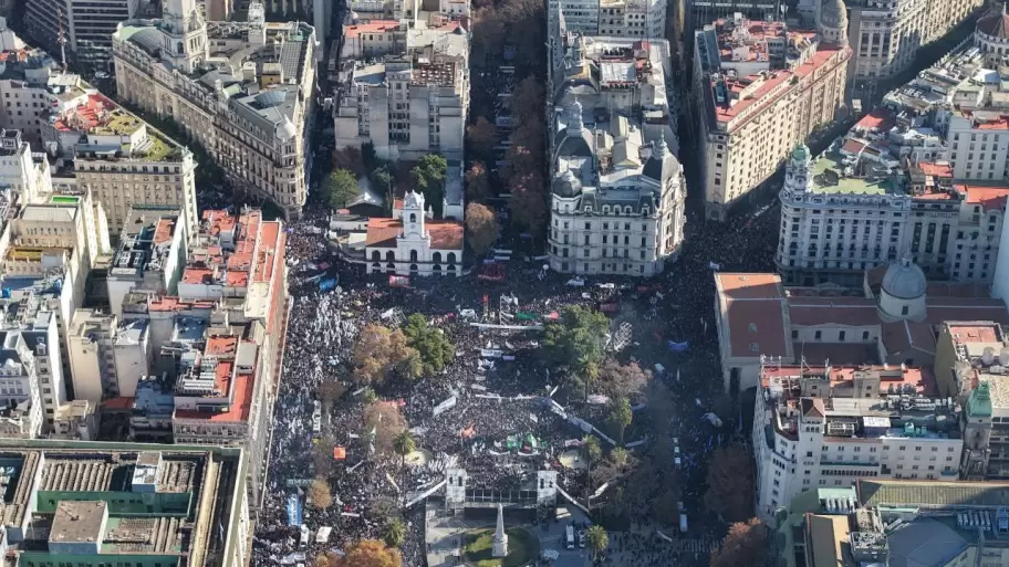 Desde el PJ sealaron que hubo alrededor de medio milln de personas