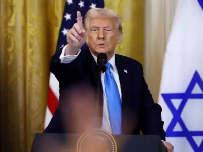 Trump y la bandera de Israel