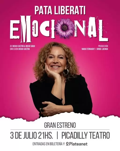 Debutar el 3 de julio en el Teatro Picadilly, en plena Calle Corrientes