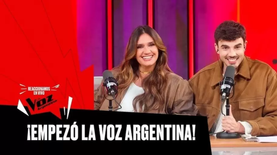 Momi Giardina ySanti Talledo estuvieron al frente del streaming oficial del programa, junto aSofi Martnez