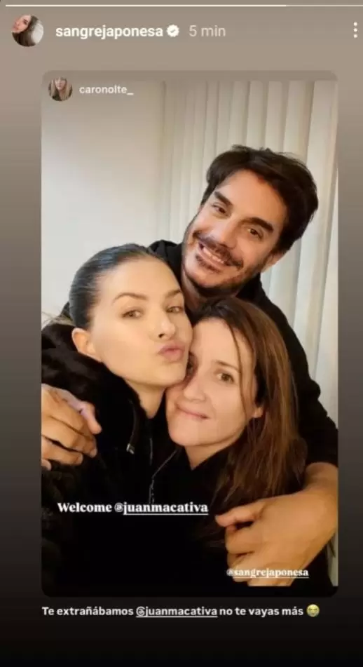 La China Suárez volvió a las redes sociales con una significativa selfie