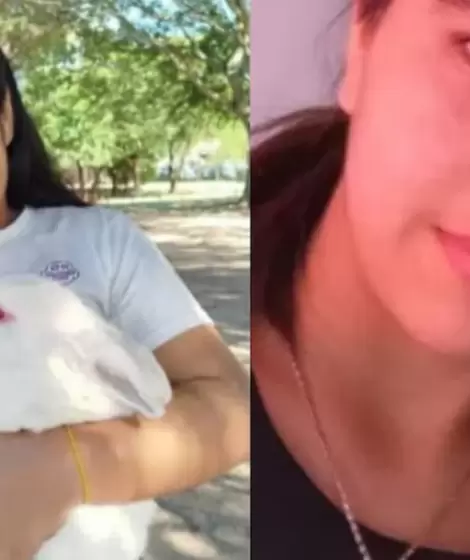 Ruth Pintos, de 13 años, y Brisa Romero, de 15 años.