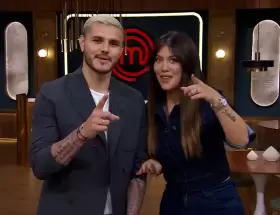 Icardi y Wanda en MasterChef