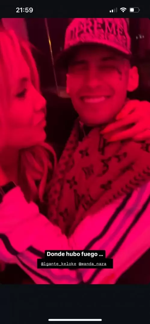 Reencuentro con Wanda Nara