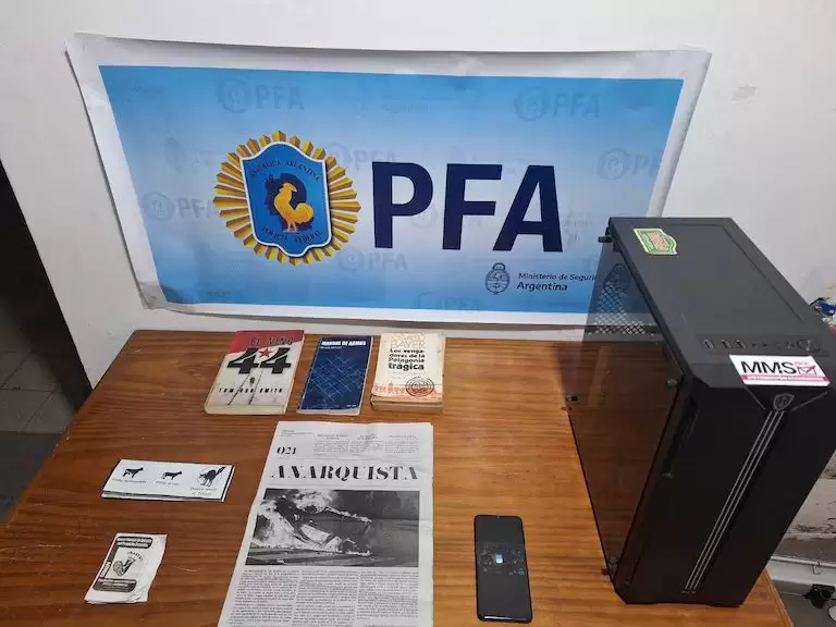 El material confiscado por la Polica Federal