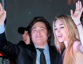 Javier Milei y Ftima Flrez fueron pareja cuando l comenz su mandato.