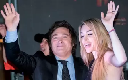 Javier Milei y Ftima Flrez fueron pareja cuando l comenz su mandato.