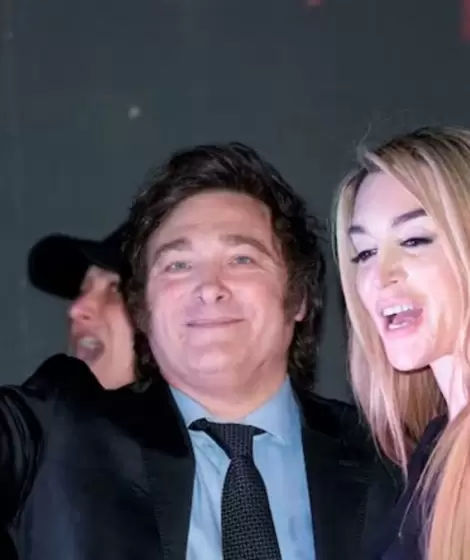 Javier Milei y Ftima Flrez fueron pareja cuando l comenz su mandato.