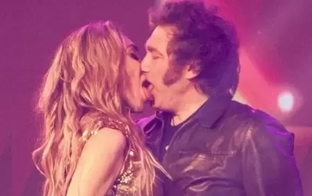 Fátima Flórez y Javier Milei
