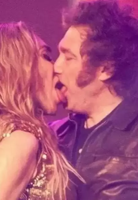 Fátima Flórez y Javier Milei