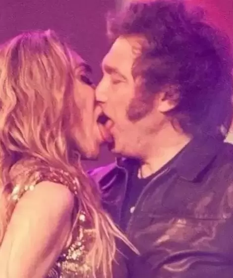 Fátima Flórez y Javier Milei