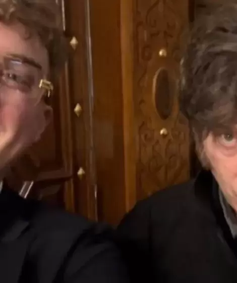 Hyden Davis y Javier Milei