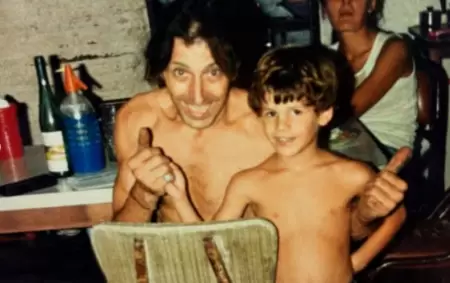 Joel Ojeda y su papá, Jorge