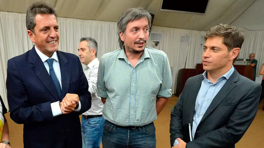 Massa, Máximo y Kicillof