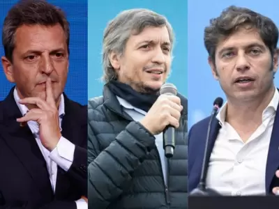 Massa, Máximo y Kicillof