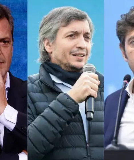 Massa, Máximo y Kicillof