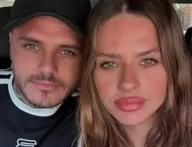 Mauro Icardi y "La China" Suárez.