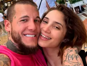 Alex Caniggia y Melody Luz.