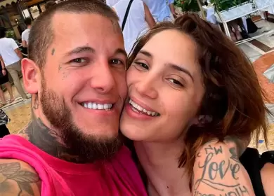 Alex Caniggia y Melody Luz.