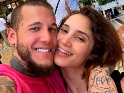 Alex Caniggia y Melody Luz.