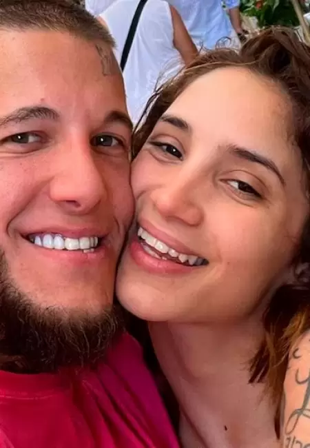 Alex Caniggia y Melody Luz.