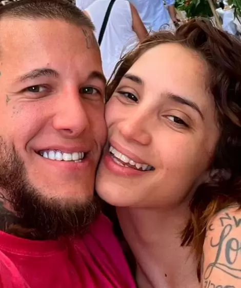 Alex Caniggia y Melody Luz.