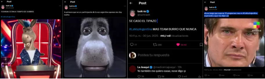 Así reacciona Luck Ra a su paso por La Voz Argentina