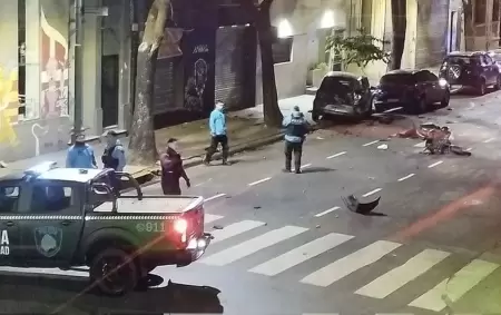 Huyó, atropelló y mató a un motociclista en Palermo