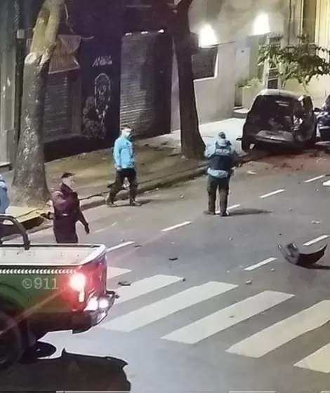 Huyó, atropelló y mató a un motociclista en Palermo