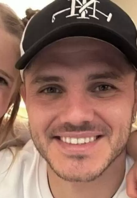 Mauro Icardi y sus hijas