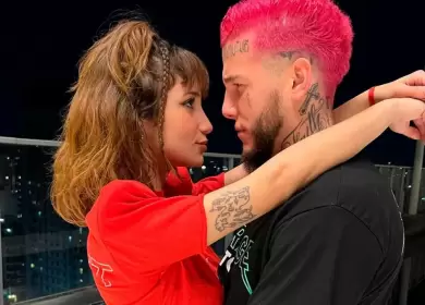 Melody Luz y Axel Caniggia