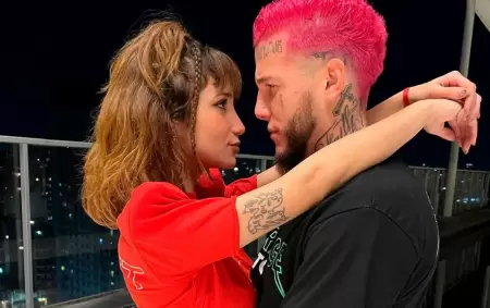 Melody Luz y Axel Caniggia