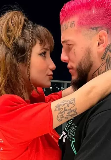 Melody Luz y Axel Caniggia
