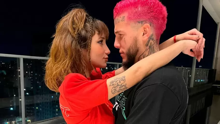 Melody Luz y Axel Caniggia