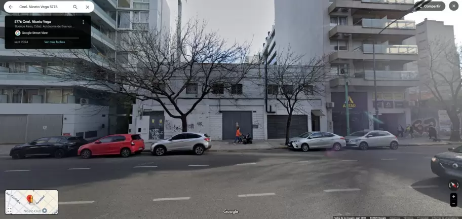 Acá se desarrolla A24. El frente ya fue pintado y puesto en condiciones.