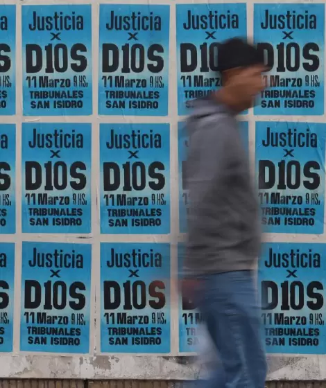 Hinchas piden justicia por Diego Maradona