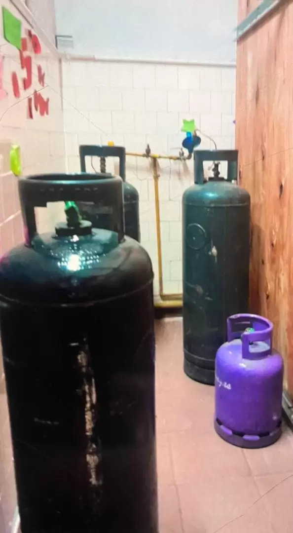 La conexin ilegal de gas del colegio Universitas de La Plata.