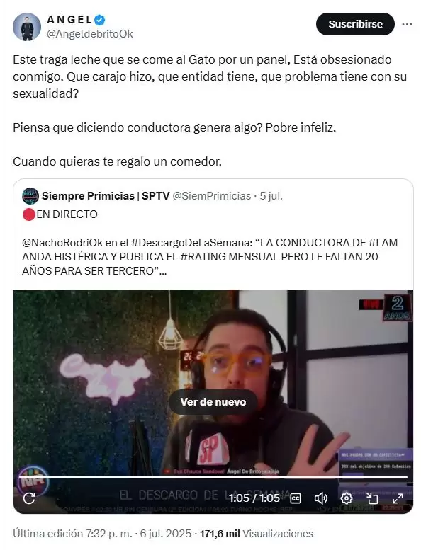 ngel de Brito se hart de Nacho Rodrguez