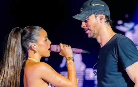 Emilia Mernes y Enrique Iglesias