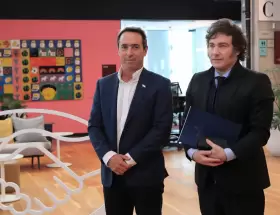 Marcos Galperín y Javier Milei