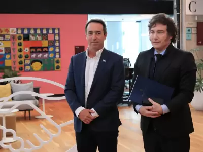 Marcos Galpern y Javier Milei