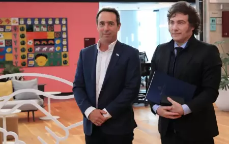 Marcos Galperín y Javier Milei