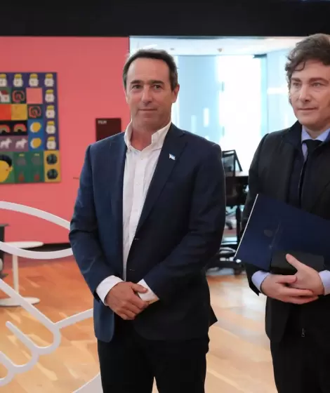 Marcos Galperín y Javier Milei