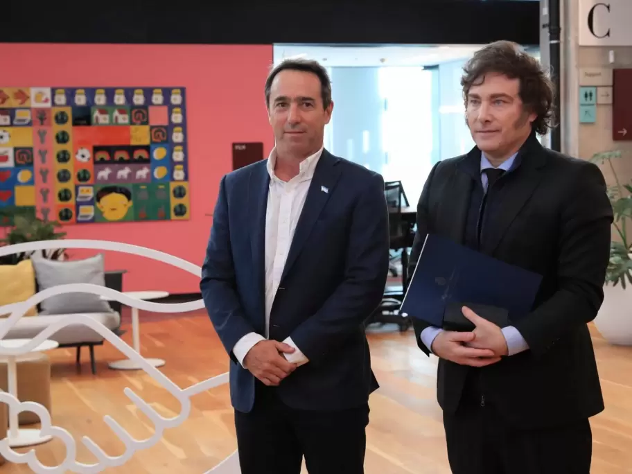 Marcos Galperín y Javier Milei
