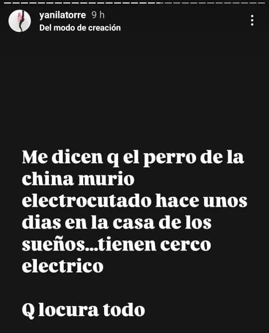 Yanina Latorre revel que muri electrocutado el perro Wet de Eugenia "La China Surez".