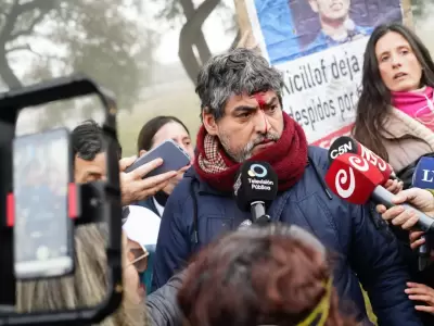 Trabajadores de Georgalos fueron reprimidos