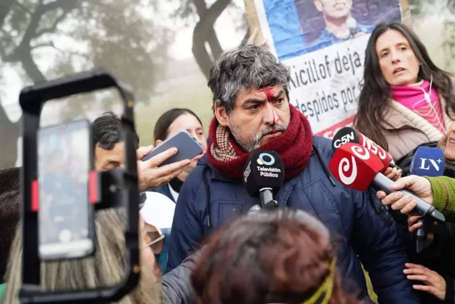 Trabajadores de Georgalos fueron reprimidos