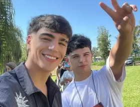 Federico Mestre y Máximo Medina en el casting de La Voz Argentina