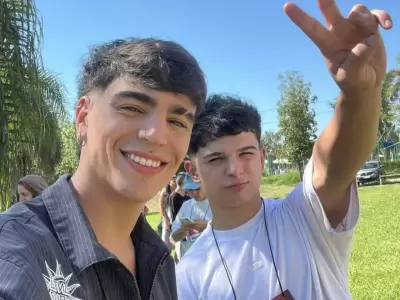 Federico Mestre y Máximo Medina en el casting de La Voz Argentina